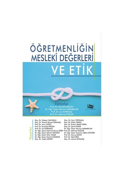 Öğretmenliğin Mesleki Değerleri ve Etik- Anı Yayıncılık