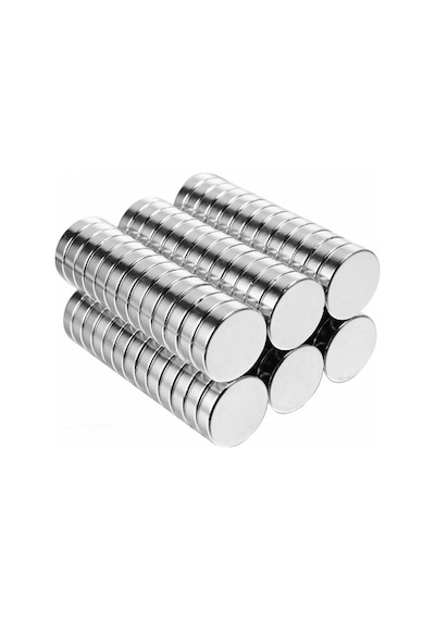 Yuvarlak Neodyum Mıknatıs 2 Adet, 20x5 Mm, 2 Adet Güçlü Magnet