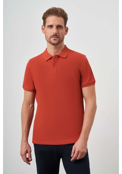 Tarçın Basic Düz %100 Pamuk Slim Fit Dar Kesim Kısa Kollu Polo Yaka Tişört 99yc018011850 Tarçın