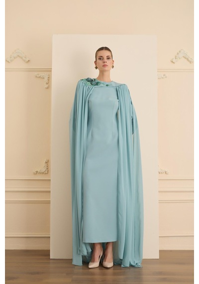 Senna Reneta Dress Mint Yeşil