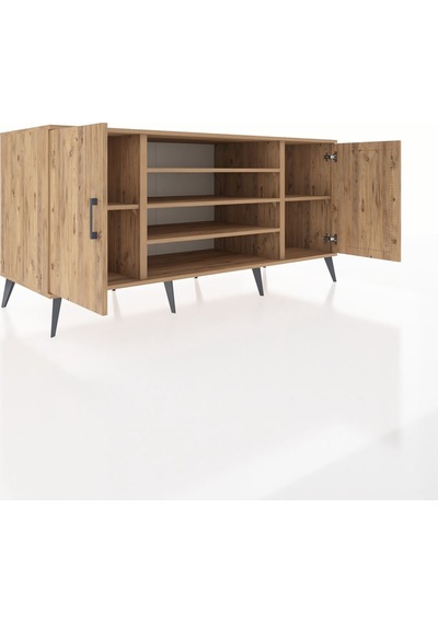 Kronos Konsol 5 Raflı 2 Kapaklı 176x59x83 Çam-çam/çam Çam/çam Kronos Konsol 5 Raflı 2 Kapaklı 176x59x83 Çam-çam/çam Çam/çam