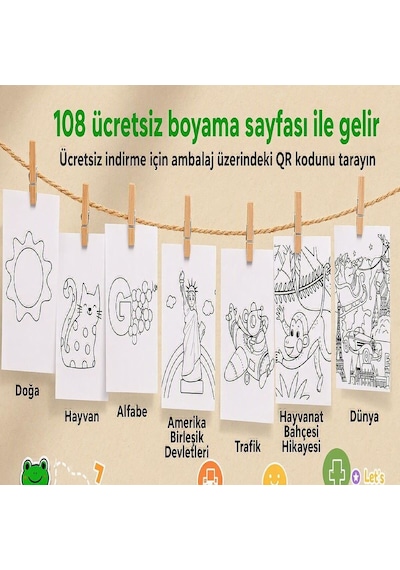 Jarmelo Ultra İpeksi Yıkanabilir Boya Kalemleri 12 Adet Ja96208 Çok Renkli