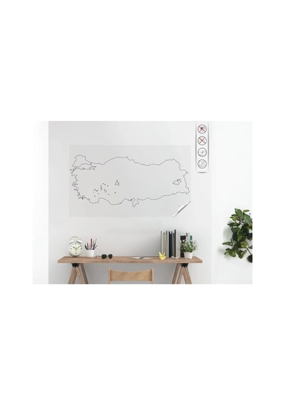 Cengo 48x110 Statik Kağıt Dilsiz Türkiye Haritası Diğer