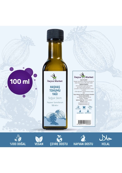 Haşhaş Tohumu Yağı / 100 Ml