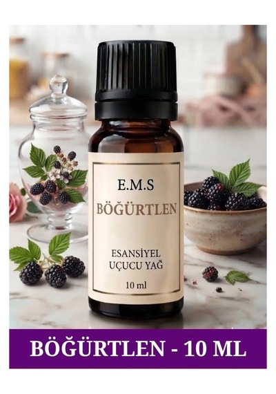 Böğürtlen Esansiyel Uçucu Yağ Buhurdanlık Yağı Difüzör Esansı Oda Kokusu Esansı Mum Esansı 10 Ml.