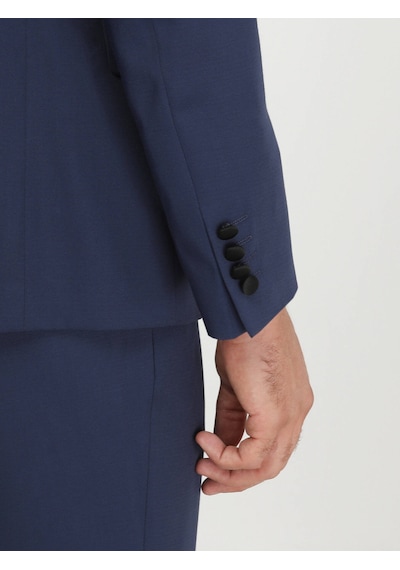 Kip Saks Düz Slim Fit Demonte Yaka Dokuma Y Smokin Takım Elbise Çok Renkli