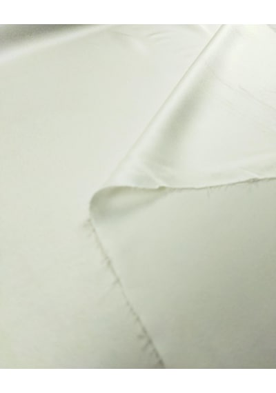 Kırık Beyaz Renkte Saten Kumaş En 130 Cm X Boy 120 Cm -10388 Beyaz