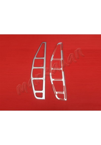 Markadan Fiat Doblo Krom Stop Çerçevesi 2000-2006 2 Parça Paslanm