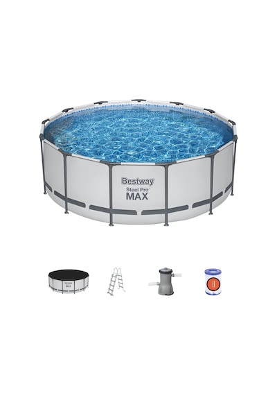 Bestway 5618w Steel Pro Max Prefabrik Yer Üstü Çember Havuz Seti 3,96 M X 1,22 M