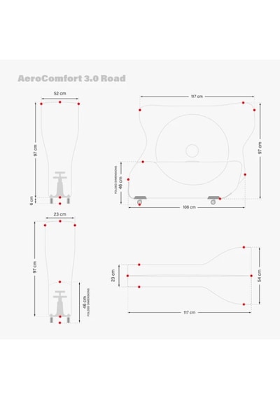 Scicon Aerocomfort 3.0 Tsa Road Bisikleti Taşıma Çantası Jaune Siyah