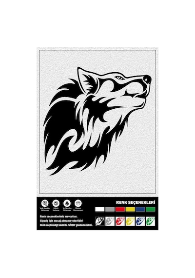 Wolf Stıcker 40 X 40 Cm