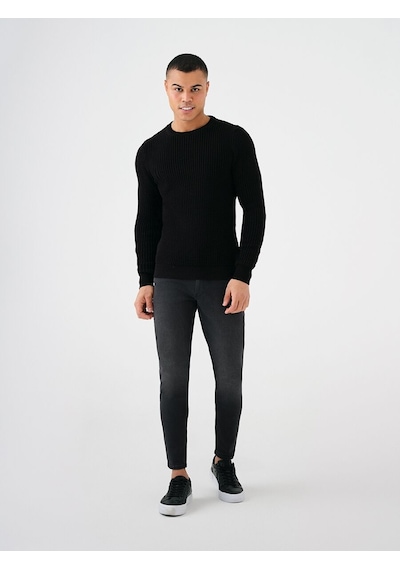 LOFT Regular Fit Erkek Kazak Lf2038495 Q1.v1 Siyah