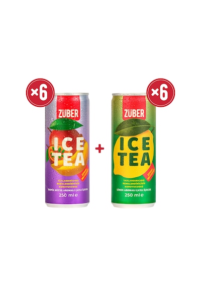 Züber Ice Tea Tropik & Limon 12 x 250 ML