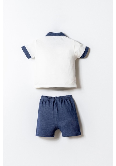 U.s. Polo Assn. Erkek Bebek Beyaz Şort Takım 5274-49987 Beyaz