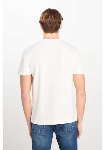 Regular Fit Patch Logo T-shirt White White