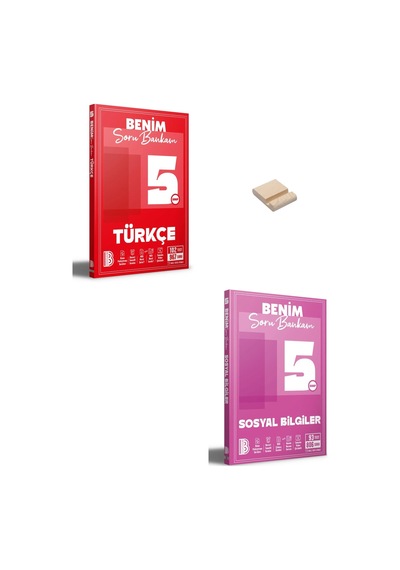 5. Sınıf Benim Soru Bankam Türkçe Ve Sosyal Bilgiler + Telefon Standı