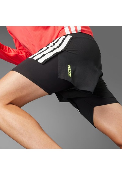 Adidas Adizero Running 2ın1 Gel Pocket Erkek Şort C-adıjd4202e50a00 Siyah