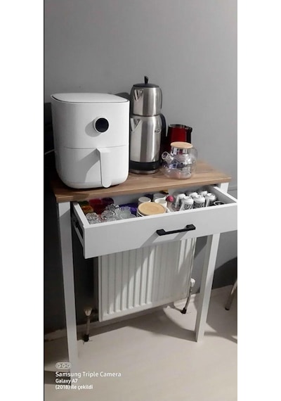 Kahve Köşesi Ceviz 70 X 30 X 92 Beyaz - Ceviz
