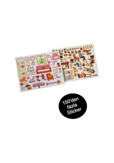 Lino Tekrar Kullanılabilen Sticker Pad Günlük Hayat Ls-602