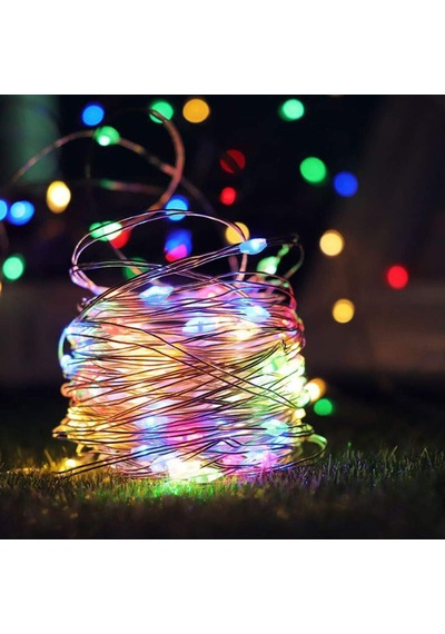 Tr 10 Metre Renkli Peri Led Işık Ultra Parlak Led Işık Yılbaşı Ağacı Işığı Noel Işığı Su Geçirmez Model Diğer