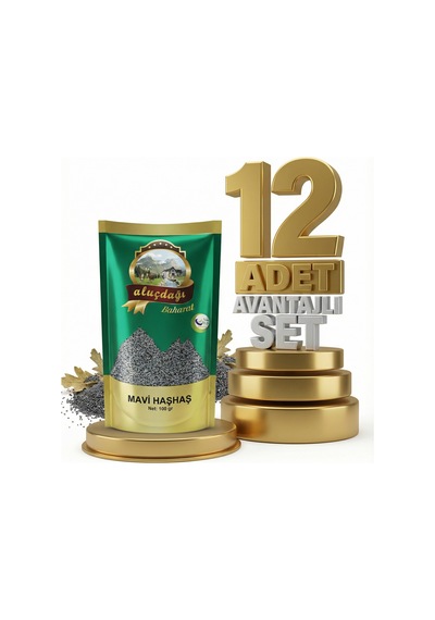 Aluçdağı Mavi Haşhaş 12x100 Gr