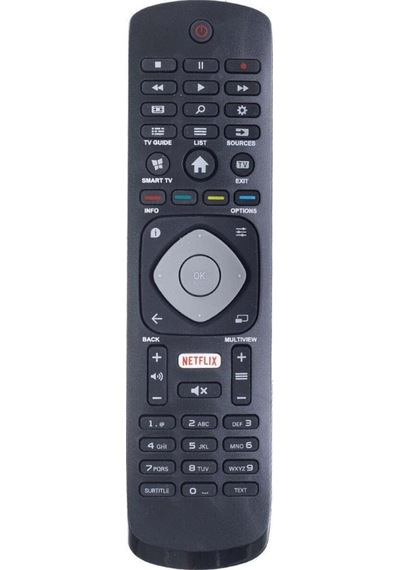 Philips Uyumlu Netflix Tuşlu Tüm Modeller Led Tv Televizyon Uzaktan Kumanda Tr-602