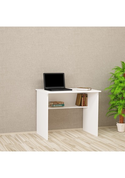 Kalenderdekor1 Kalender Dekor Ellen 90 Cm Çalışma Masası Beyaz