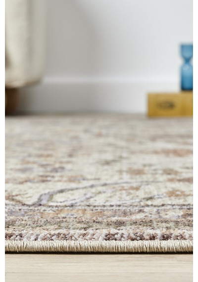 Mariesse Home Spectrum Serisi Degrade Iplik Yumuşak Silinebilir Keçeleşmez Leke Tutmaz Vintage Premium Halı 800 Bej
