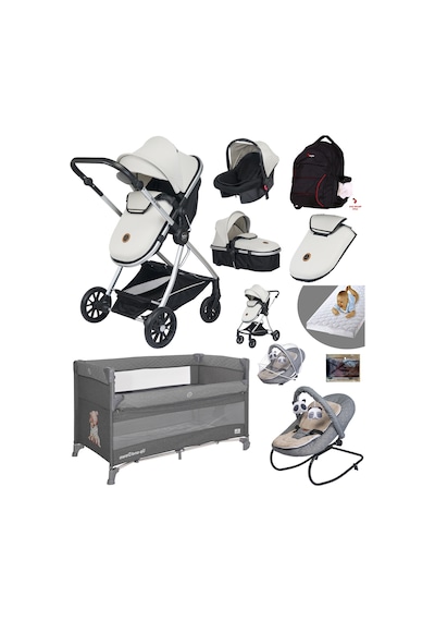 Baby Home Yeni Full Takım 10 In 1 Anne Yanı Park Yatak Beşik Ana Kucağı ve 1010 Travel Sistem Bebek Arabası