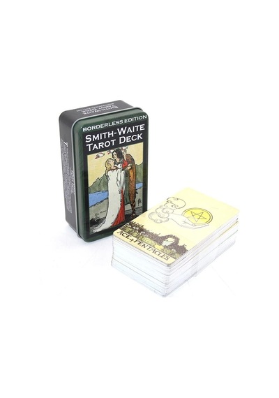 Smıth-waıte Metal Kutulu Tarot Kartı