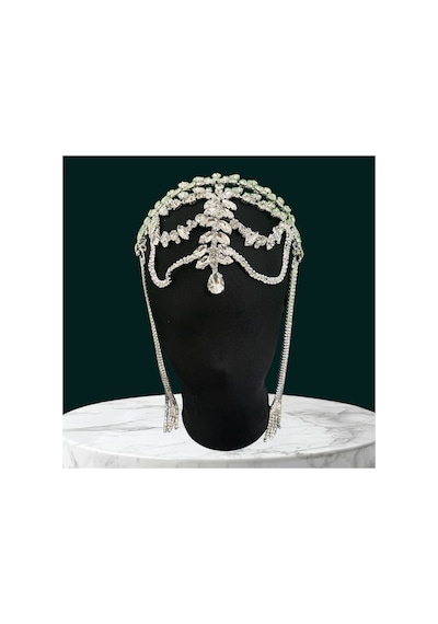 Bant Alınlık Gelin,kına,nişan,söz,after,bride,party Taç Gümüş - 729058943 Gümüş
