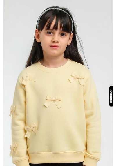 Xo Kids Kız Çocuk Sweatşirt 1-4 Yaş 39622 sarı
