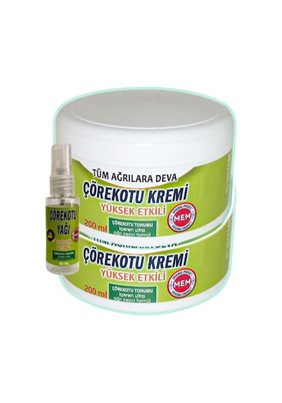 Çörek Otu Teskin 2 Adet 200 Ml Yeşil Kavanoz + 30 Ml Çörek Otu Yağı Diğer