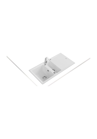 Teka Stone 60 B-TG 1½B 1D Granit Eviye Beyaz