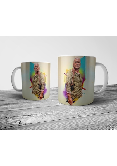 Pixxa Bruce Willis Kupa Bardak Model 1