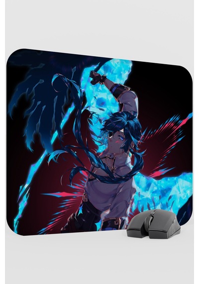 Kaeya Genshin Impact Anime Oyuncu V5 - 48x40 Xl Gaming Mouse Pad Fare Altlığı