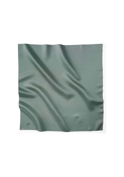 Aker Tivil Eşarp - Polyester Twill - Düz Renk - 8742795-954 - Yeşil 954 Yeşil 954 Yeşil