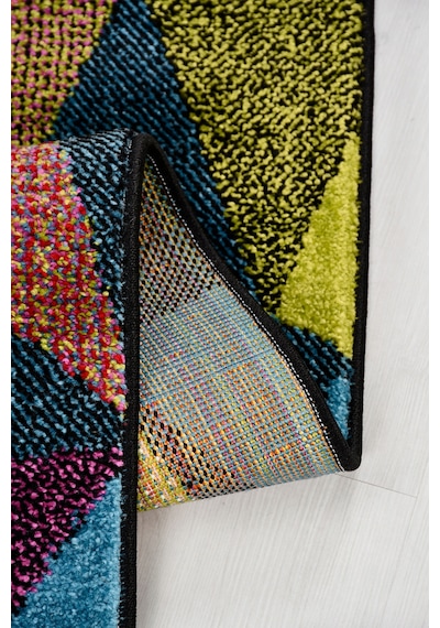 Colora Halı Koleksiyonu Yumuşak Renkli Kare Halı, Tozumaz, Modern Tasarım Ve Kolay Temizlik Multi 3