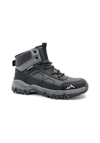 Cool Alfa Siyah Kauçuk Taban Kaymaz Softshell Outdoor Bot 001