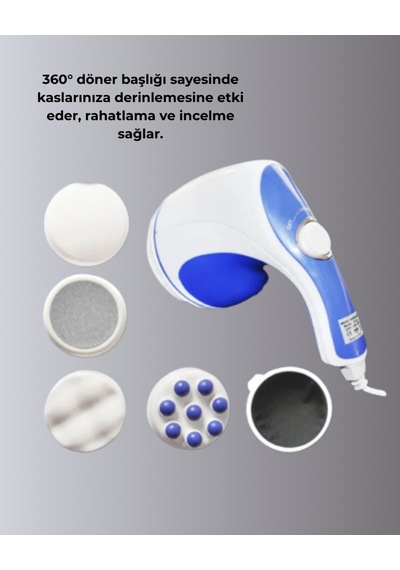 Kas Rahatlatıcı Ve Yağ Yakma Masaj Makinesi Hız Ayarlı Siyah