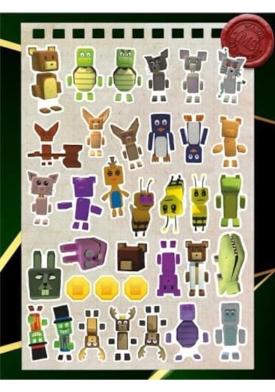 Super Bear Adventure Çocuk Sticker Seti 35 Adet Renkli & Eğlenceli Suya Dayanıklı