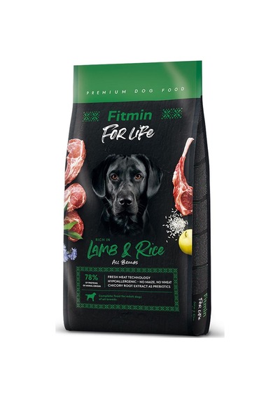 Fitmin For Life Kuzu Etli ve Pirinçli Yetişkin Köpek Maması 2500 G