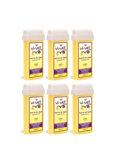 Vivet Rool-on Sır Ağda Limon 100 Ml 6'lı Set