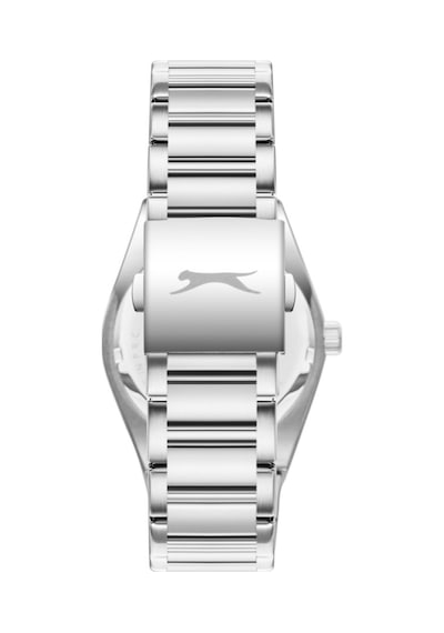 Slazenger Sl.09.2555.2.01 Çelik Kordon Çelik Kasa 10 Atm Suya Dayanıklı Metalik Renk Erkek Kol Saati Metalik