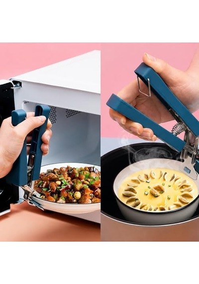 Mutfak Maşası, Kaymaz Ergonomik Saplı Sıcak Tencere Tabak Ve Kase Tutucu, Fırın Mikrodalga Ve Mutfak İçin Pratik Sıcak Taşıma Aparatı