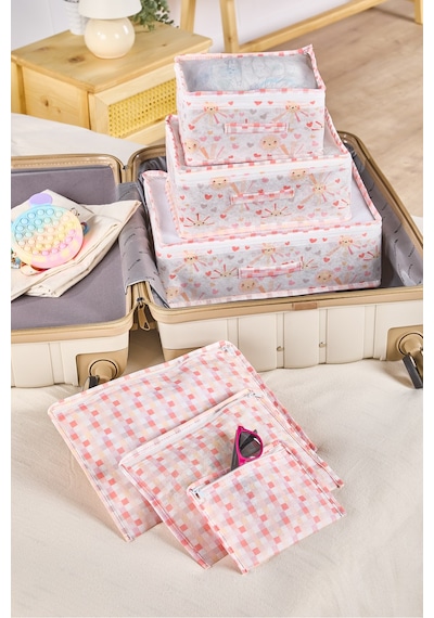 Serstil Little Sun Serisi 6 Parça Bebek Bakım Ve Organizer Çanta Seti Anne Bebek Çantası