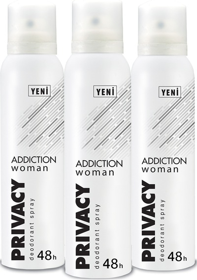 Privacy Woman Addiction Kadın Deodorant Sprey 3 x 150 ML