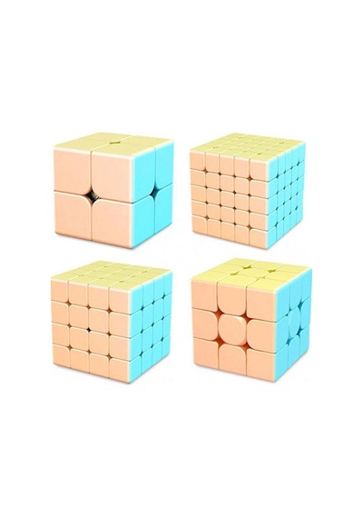 Mf9306 Moyu Macarons 2x2 3x3 4x4 5x5 Cube Set