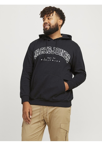 Jack & Jones Jack Jones 3xl 4xl 5xl 6xl Erkek Büyük Beden Sweatshirt 12258867 Siyah