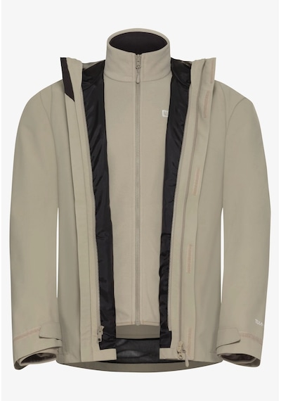 Jack Wolfskin Altenberg 3ın1 Jktm Erkek Linen Bej